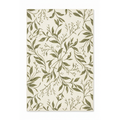 Olive Botanical Vine Area Rug — Machine Washable, Olive Leaf Trail