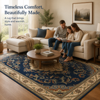 Persian Blue Medallion - Living Room Use Scene