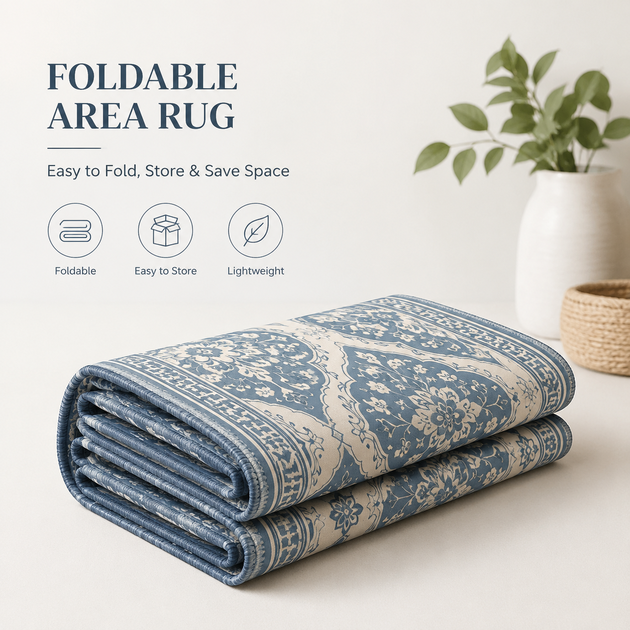 Aria Blue Quartz - Foldable & Easy Store
